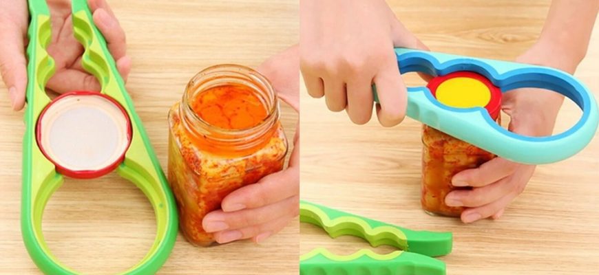 Инструмент для открывания стаканов и бутылок