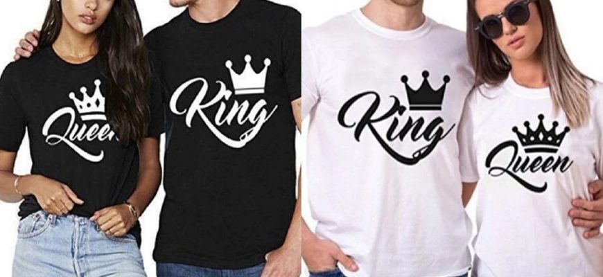 Парные футболки для влюбленных