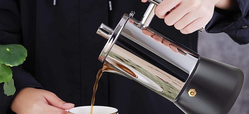 Кофеварка из нержавеющей стали