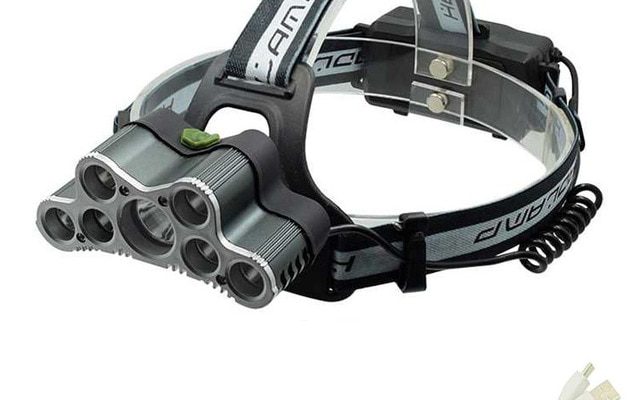 Налобный фонарь XML T6 + Q5