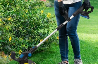 Электрическая газонокосилка литий-ионная батарея беспроводной триммер для травы 12 В