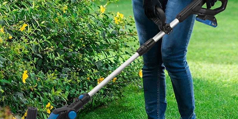 Электрическая газонокосилка литий-ионная батарея беспроводной триммер для травы 12 В