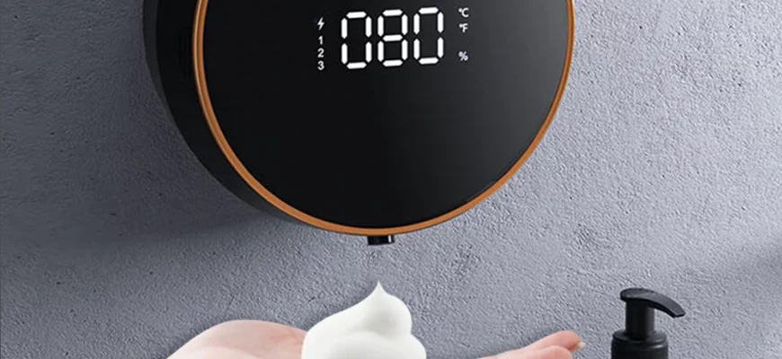 Настенные автоматические диспенсеры пенного мыла