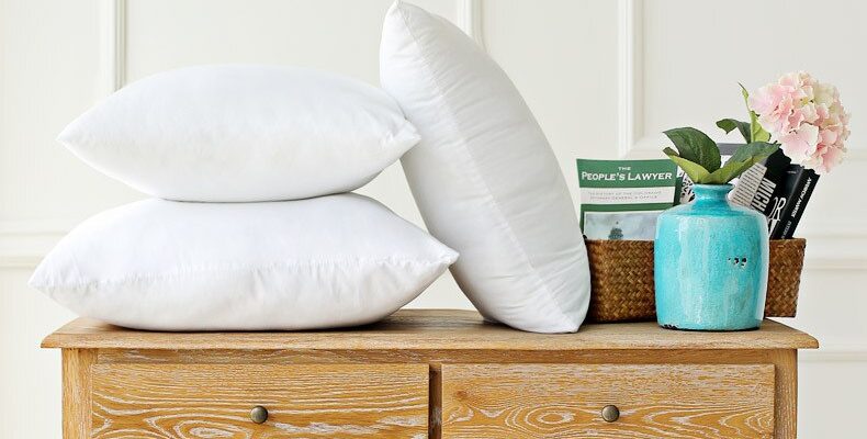 Подушки из полипропилена и хлопка