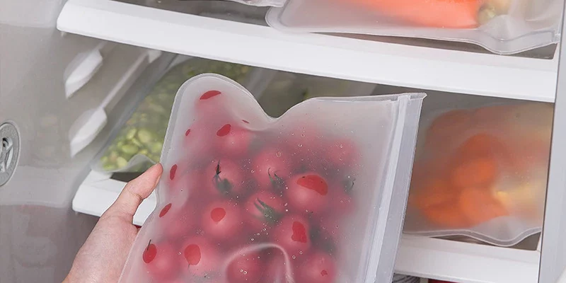 Силиконовый пакет для хранения пищевых продуктов